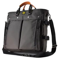 VanNuys - N183 Flyer 3way Briefcase (Black/Grey)