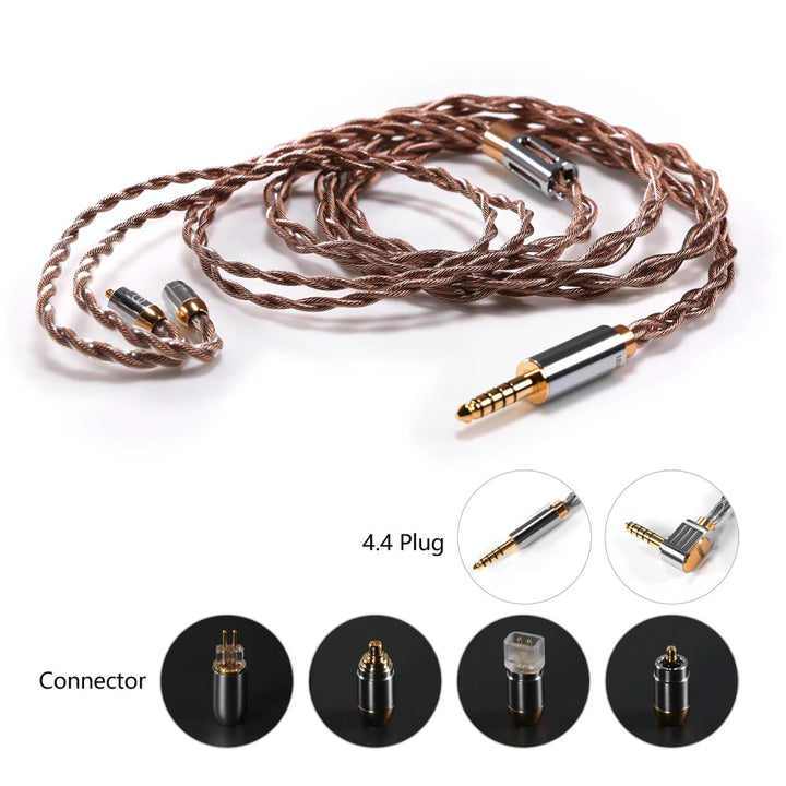 ddHiFi - BC130B (Air Nyx) OCC Earphone Upgrade Cable with Shielding Layer