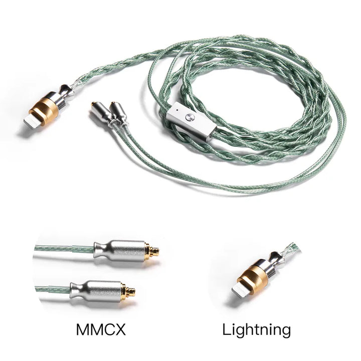 ddHiFi - M120B (USB-C/Lightning) (MMCX/0.78 Pin) All-in-one Earphone Upgrade Cable