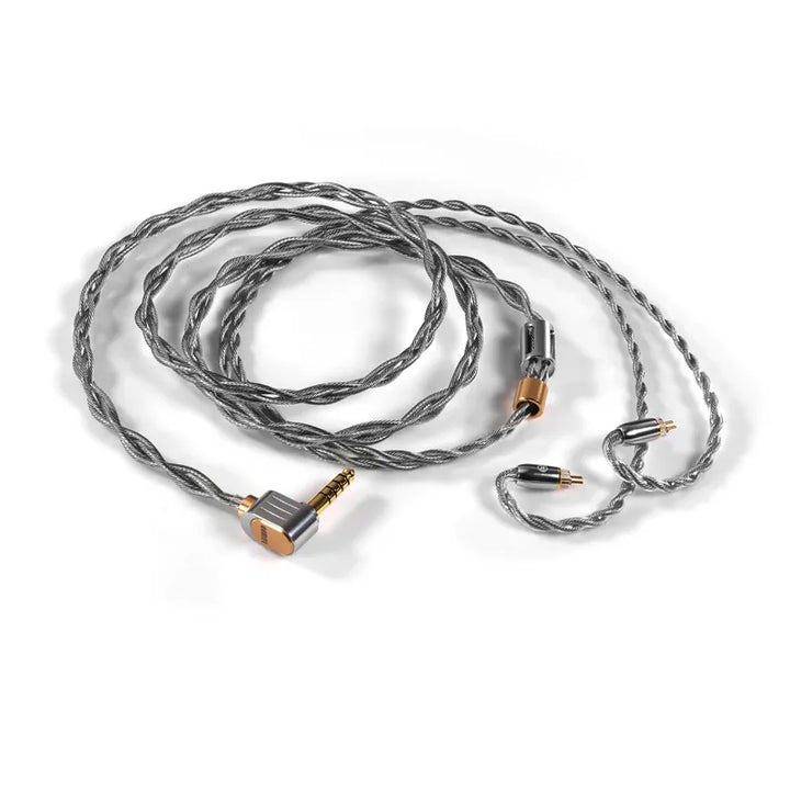 ddHiFi - BC130A (Nyx) Silver Earphone Upgrade Cable with Shielding Layer