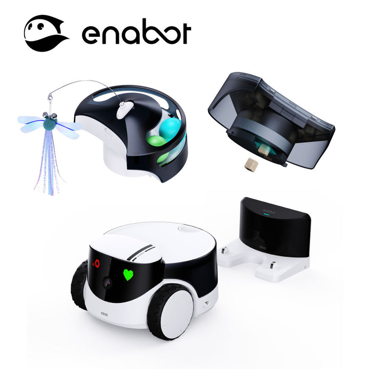 Enabot ROLA PetPal Full Set (Pet Companion Robot)