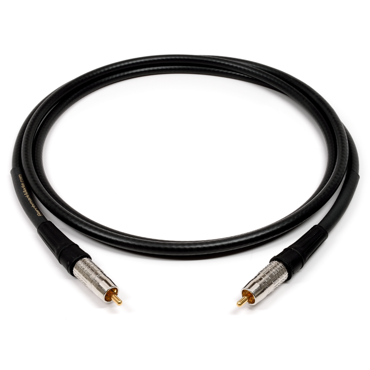 Benchmark RCA to RCA Coaxial Cable for Digital Audio, Analog Audio, or Analog Video